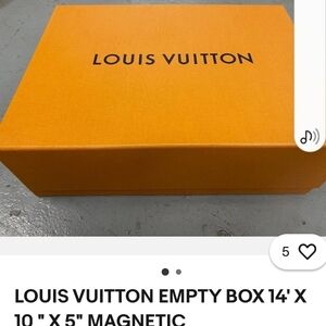 Louis Vuitton Vibrant Orange Box